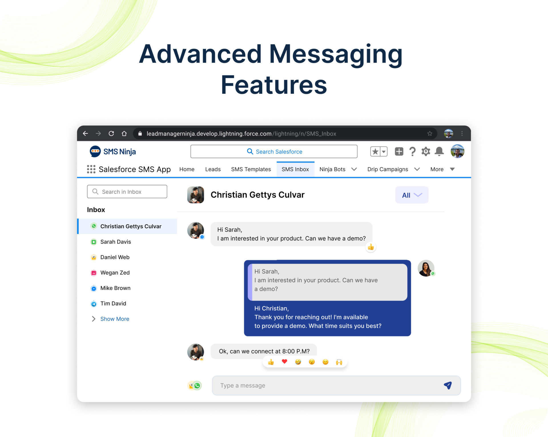 Advanced Messaging Features